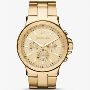 Michael Kors Gold Watch Oversized Dylan Gold-Tone Watch